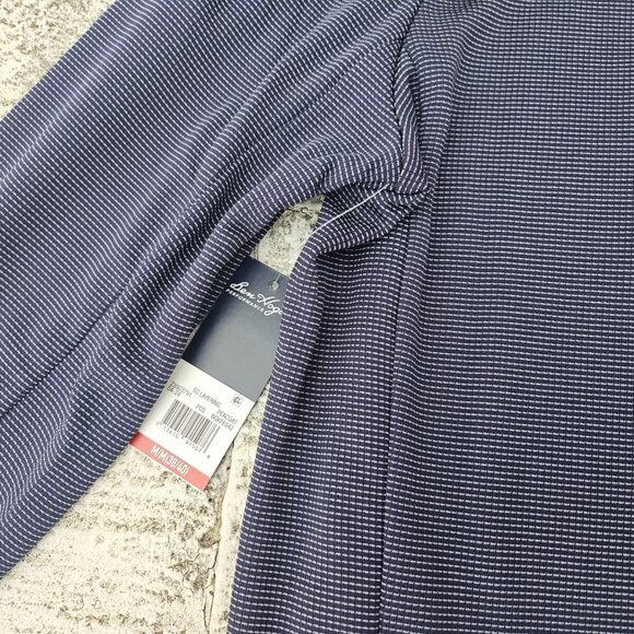Ben Hogan Men Sweater Micro Jacquard 1/4 Zip Golf Sweater Blue Size M NWT - Picture 10 of 13